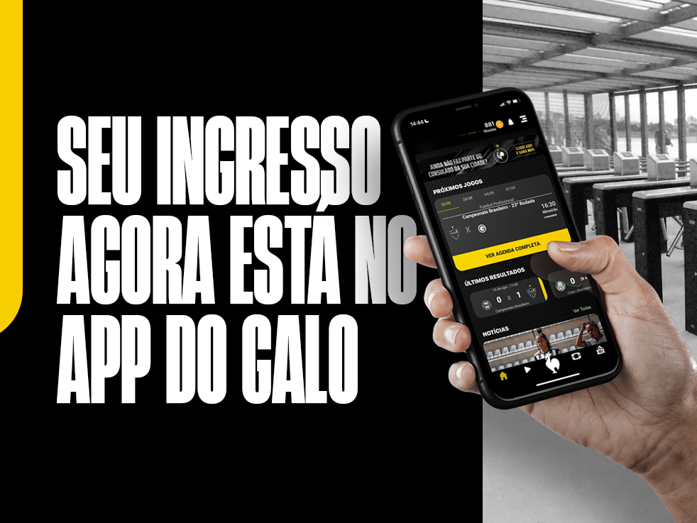 Ingresso digital no App dá acesso exclusivo no Mineirão – Clube